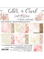 GIRL & CURL - SET PAPIER 20,3X20,3CM - BASIC