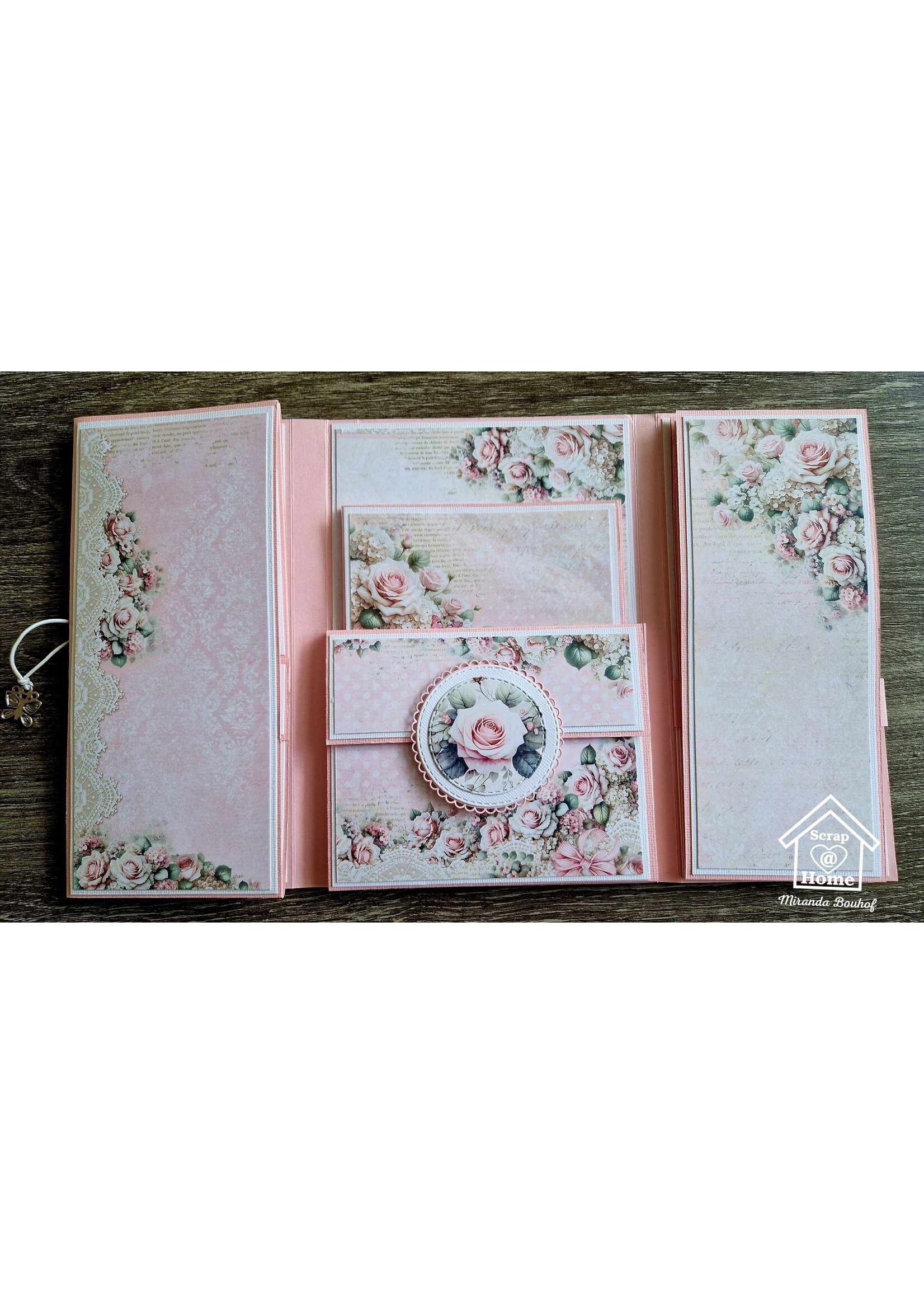 vrijdag 7 juni mini album maken met Miranda