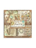 SCRAPBOOKING PAD 22 SHEETS CM 20,3X20,3 (8"X8") SINGLE FACE FORTUNE