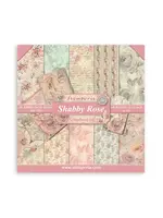 SCRAPBOOKING PAD 10 SHEETS CM 30,5X30,5 (12"X12") - SHABBY ROSE