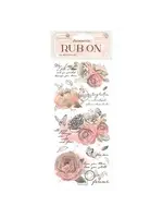 SCRAPBOOKING SMALL PAD 10 SHEETS CM 20,3X20,3 (8"X8") - SHABBY ROSE