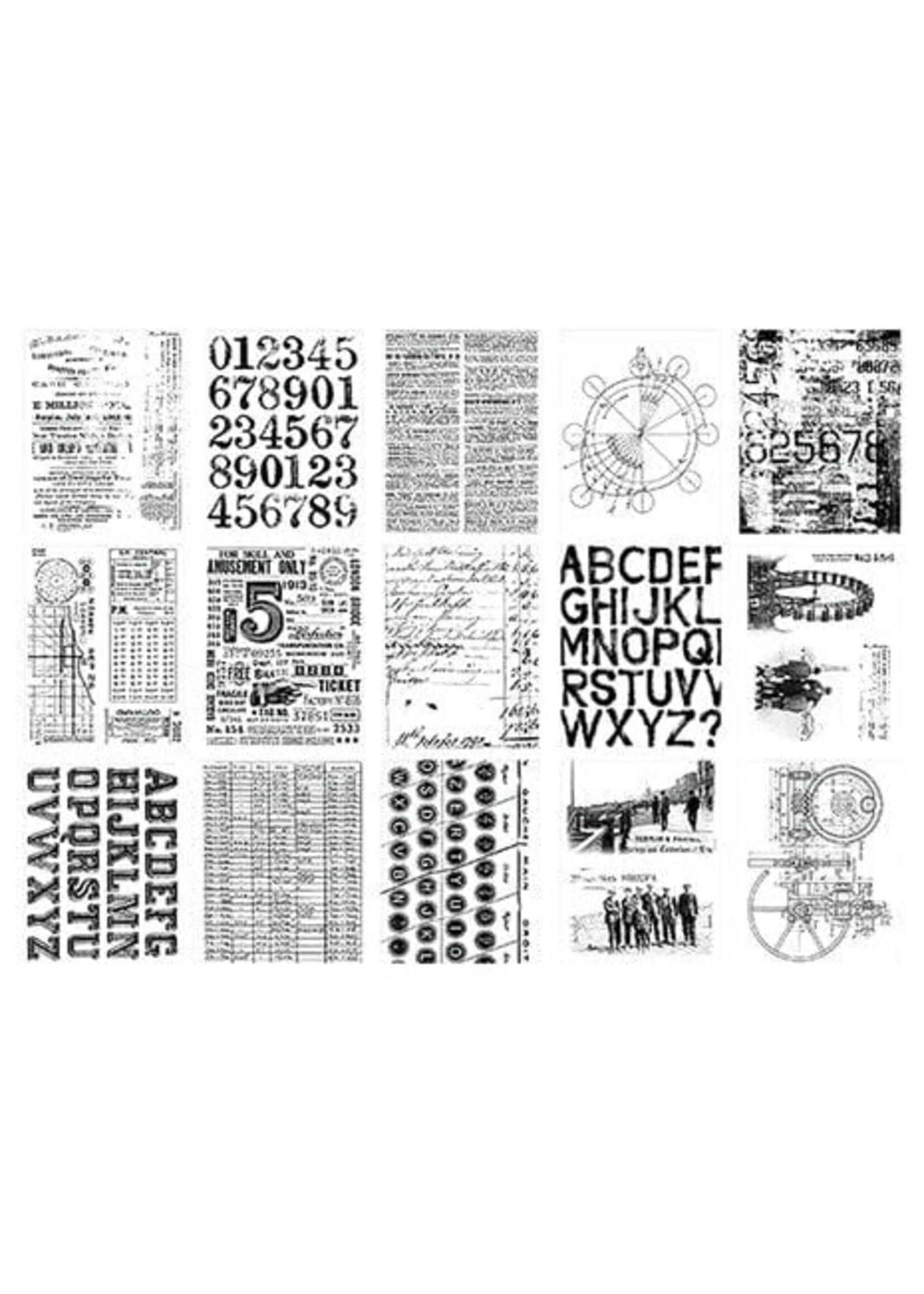 Tim Holtz Collage Paper Archives (TH94366)