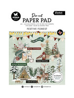 SL-ES-DCPP204 - Paper Pad Festive Forest Essentials nr.204