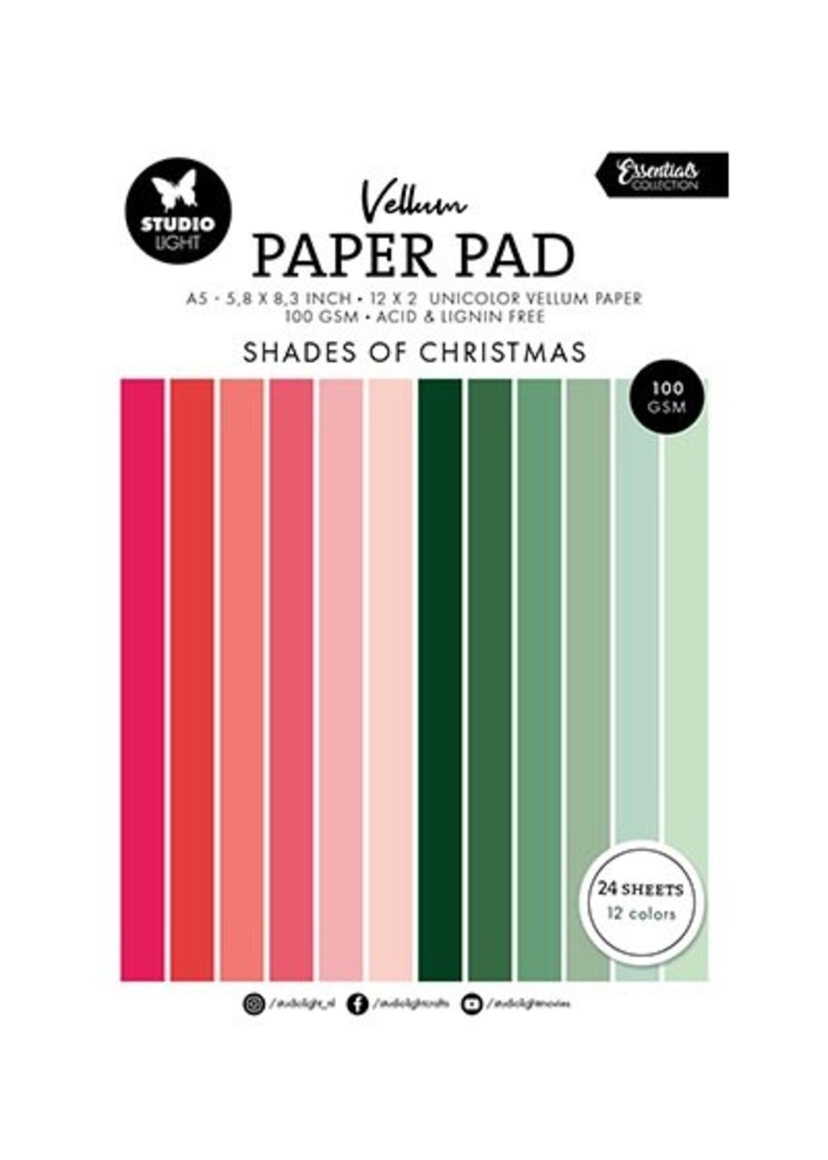 SL-ES-VPP196 - Vellum Paper Pad Unicolor paper Essentials nr.196
