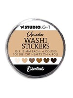 SL-ES-WASH21 - Washi Die-cut Stickers Browns Essentials nr.21
