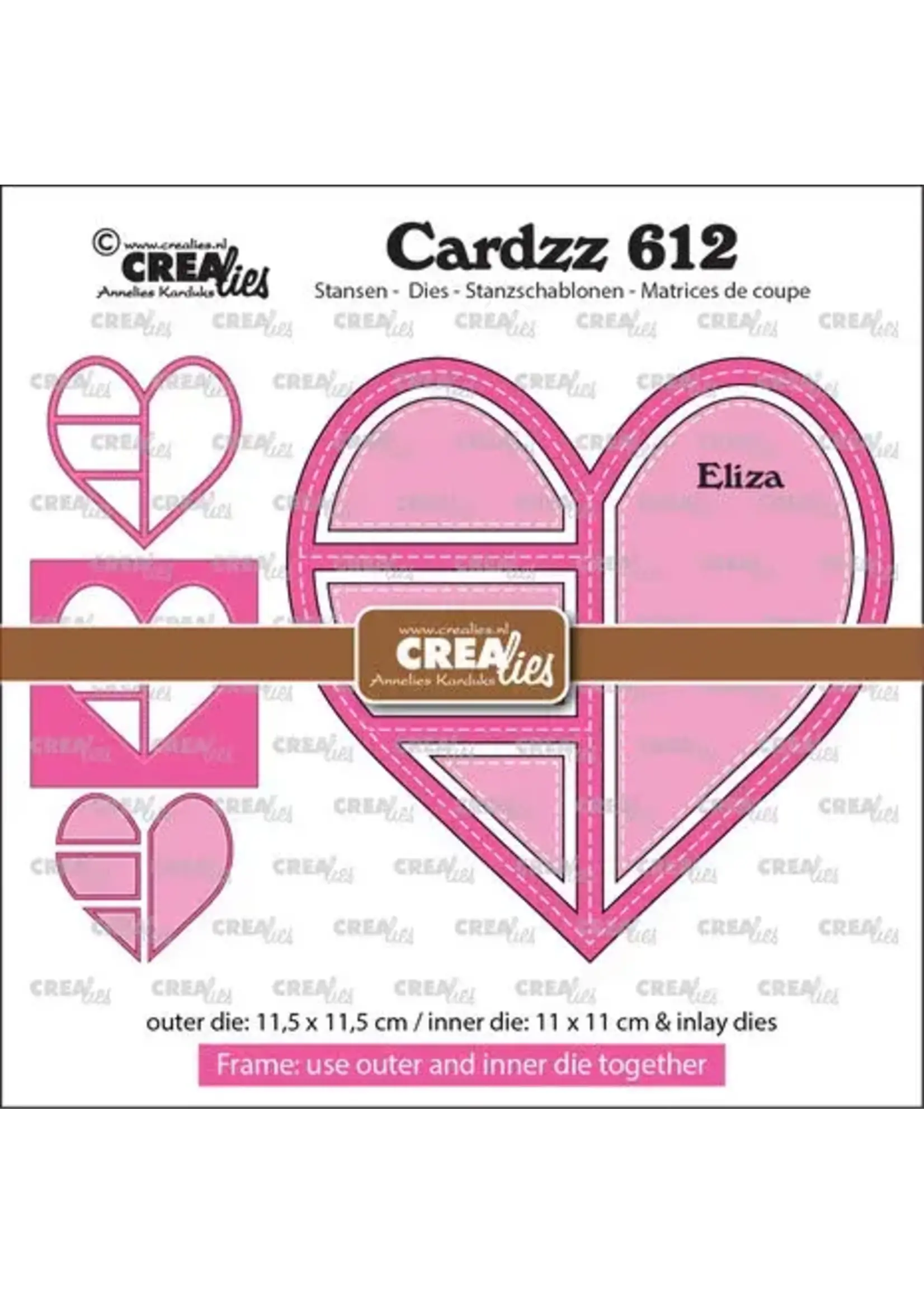 Cardzz Stansen No. 612 Frame & Inlay Eliza (CLCZ612)