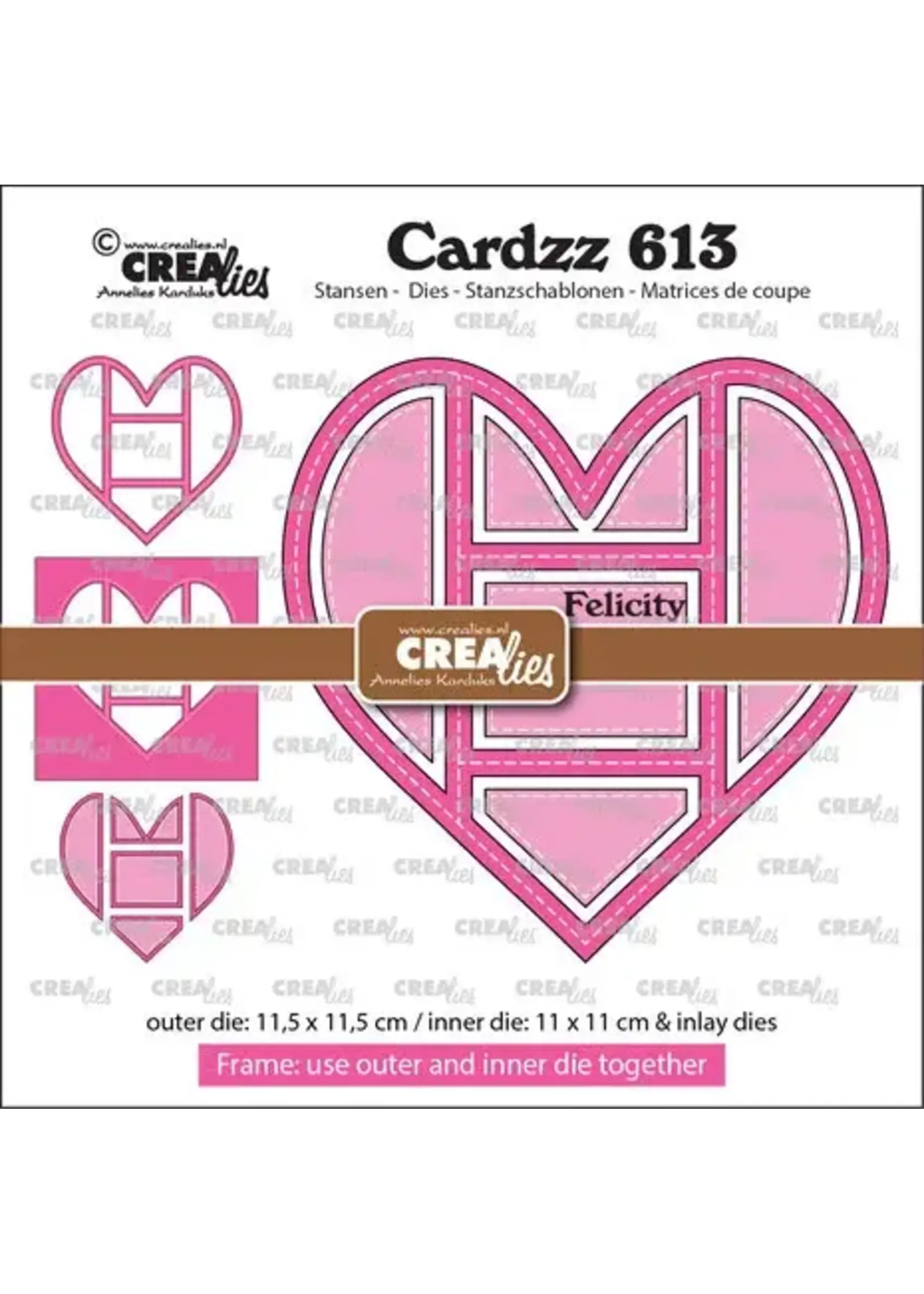 Cardzz Stansen No. 613 Frame & Inlay Felicity (CLCZ613)