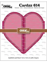 Cardzz Stansen No. 614 Gatefold Card Hart (CLCZ614)
