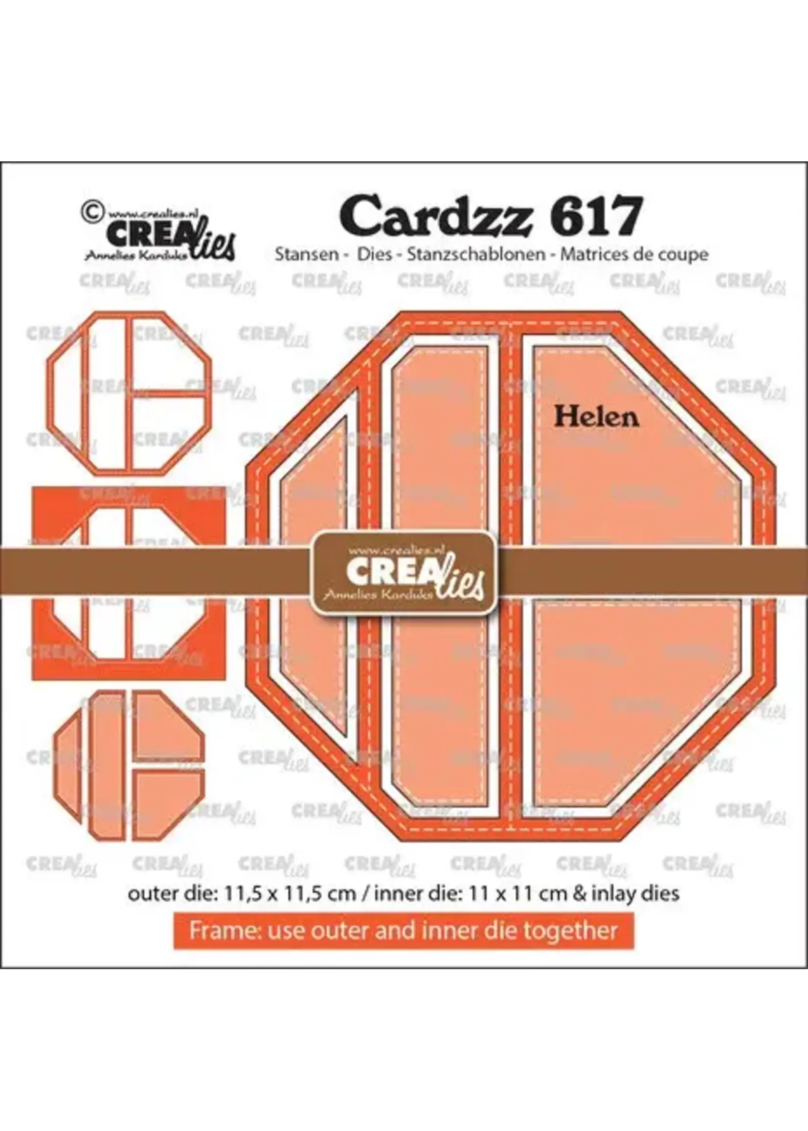 Cardzz Stansen No. 617 Frame & Inlay Helen (CLCZ617)