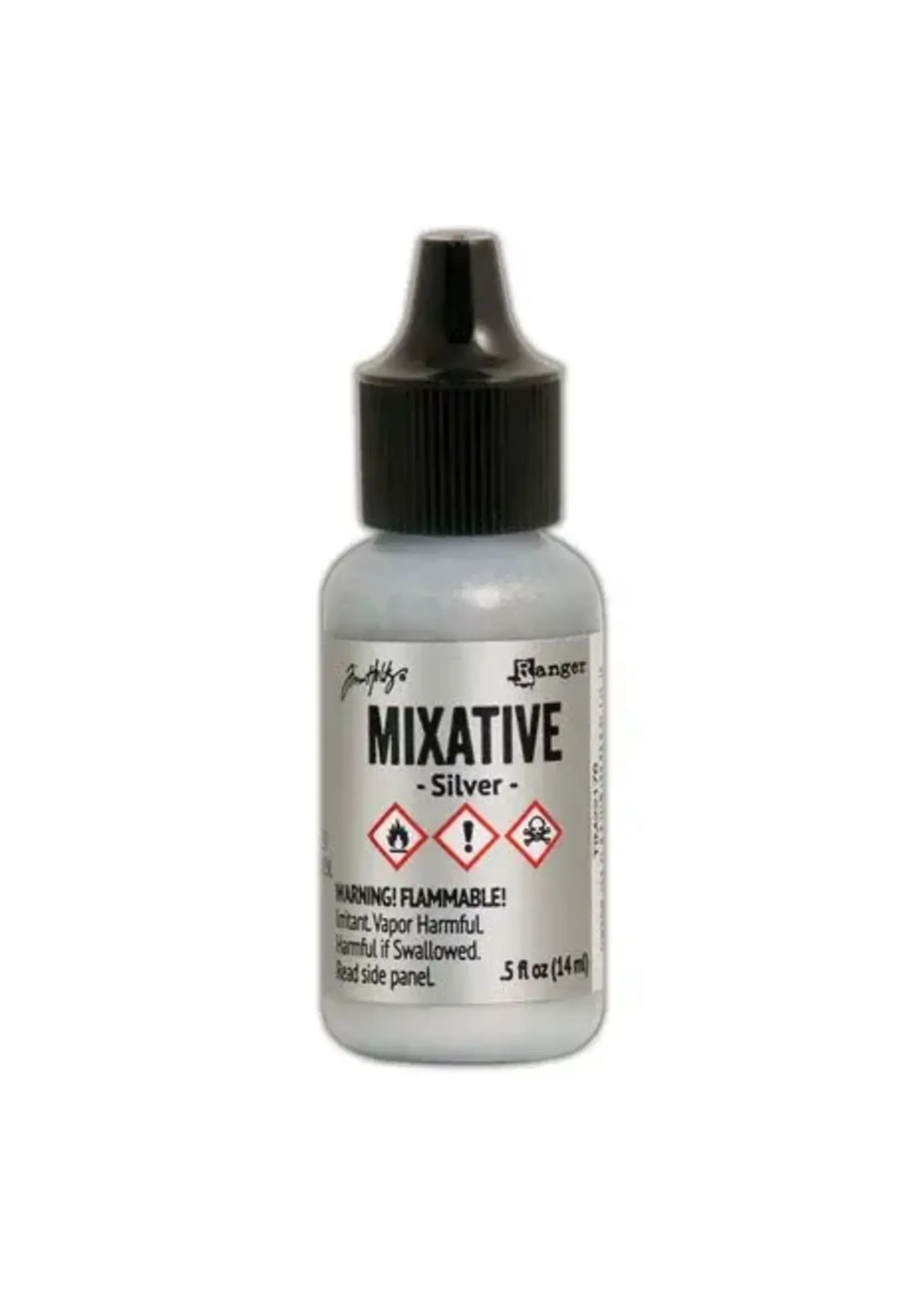 Tim Holtz Metallic Mixatives Silver 0.5 oz (TIM22176)