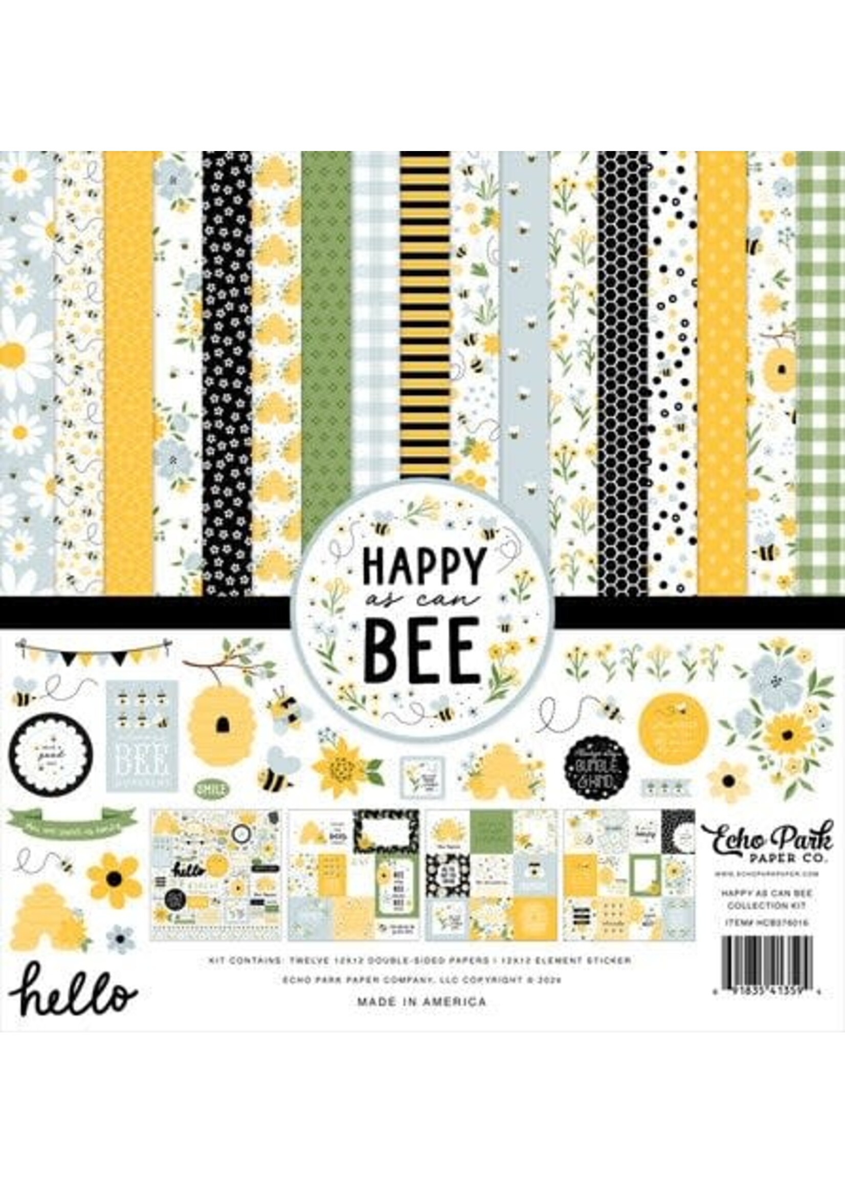 Happy As Can Bee 12x12 Inch Collection Kit (HCB376016)