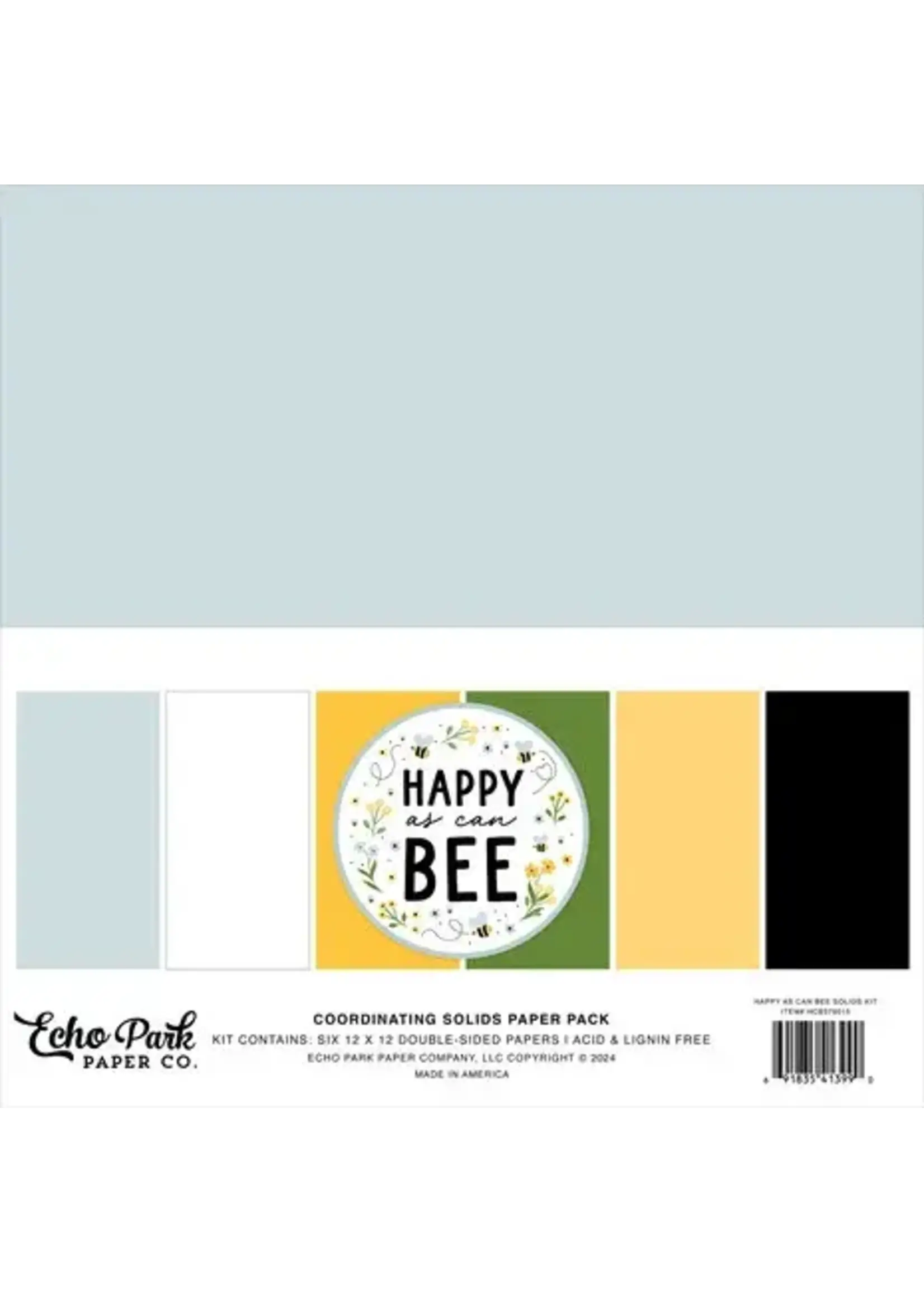 Happy As Can Bee 12x12 Inch Coordinating Solids Paper Pack (HCB376015)