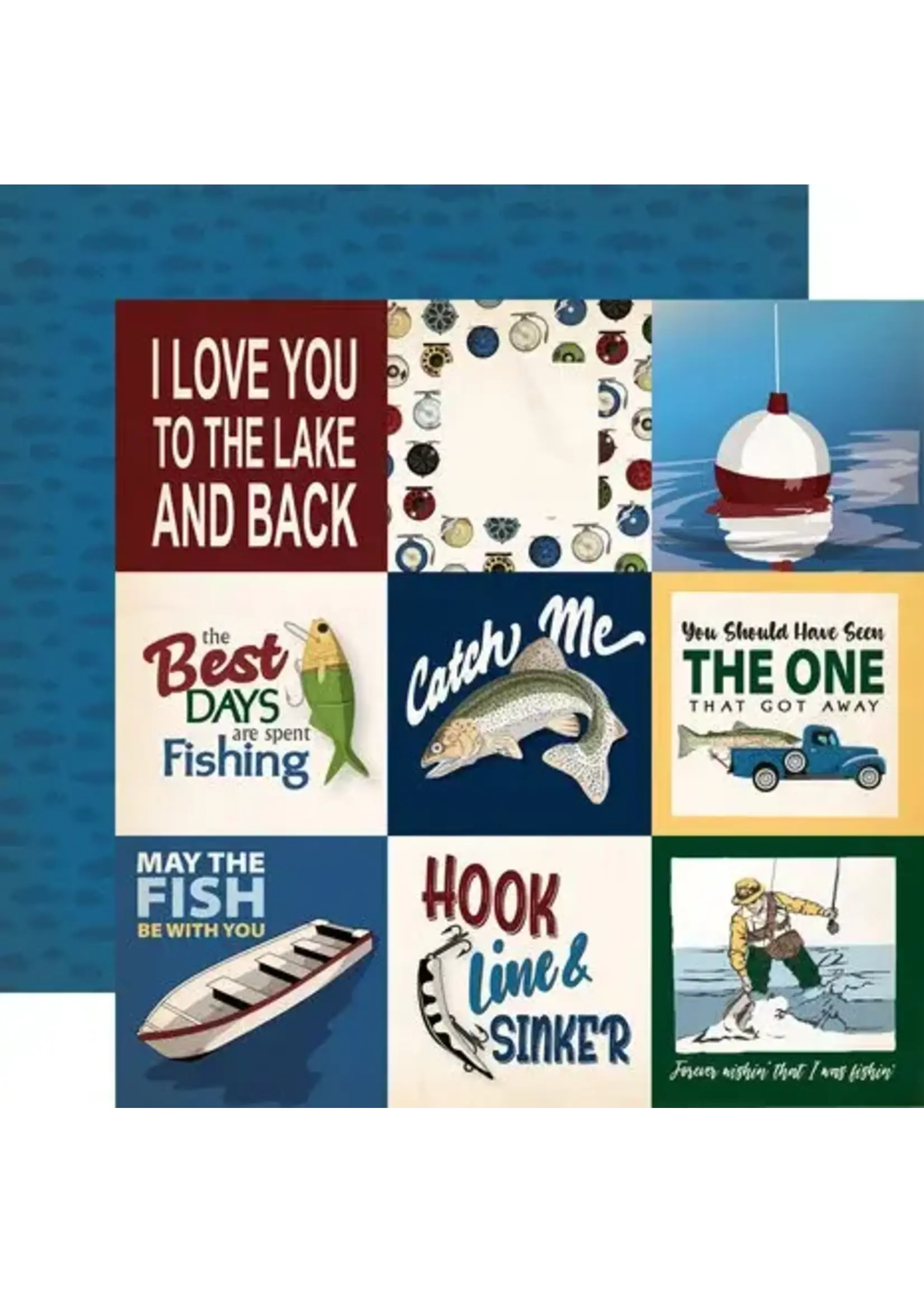 Gone Fishing 12x12 Inch Collection Kit (CBGF374016)