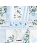 Zestaw Papierów Blue Roses, 20,3x20,3cm