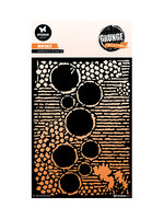 SL-GR-MASK258 - Cardboard and circles Grunge Collection nr.258