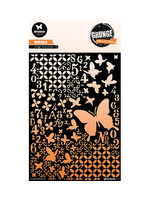 SL-GR-MASK257 - Butterflies Grunge Collection nr.257