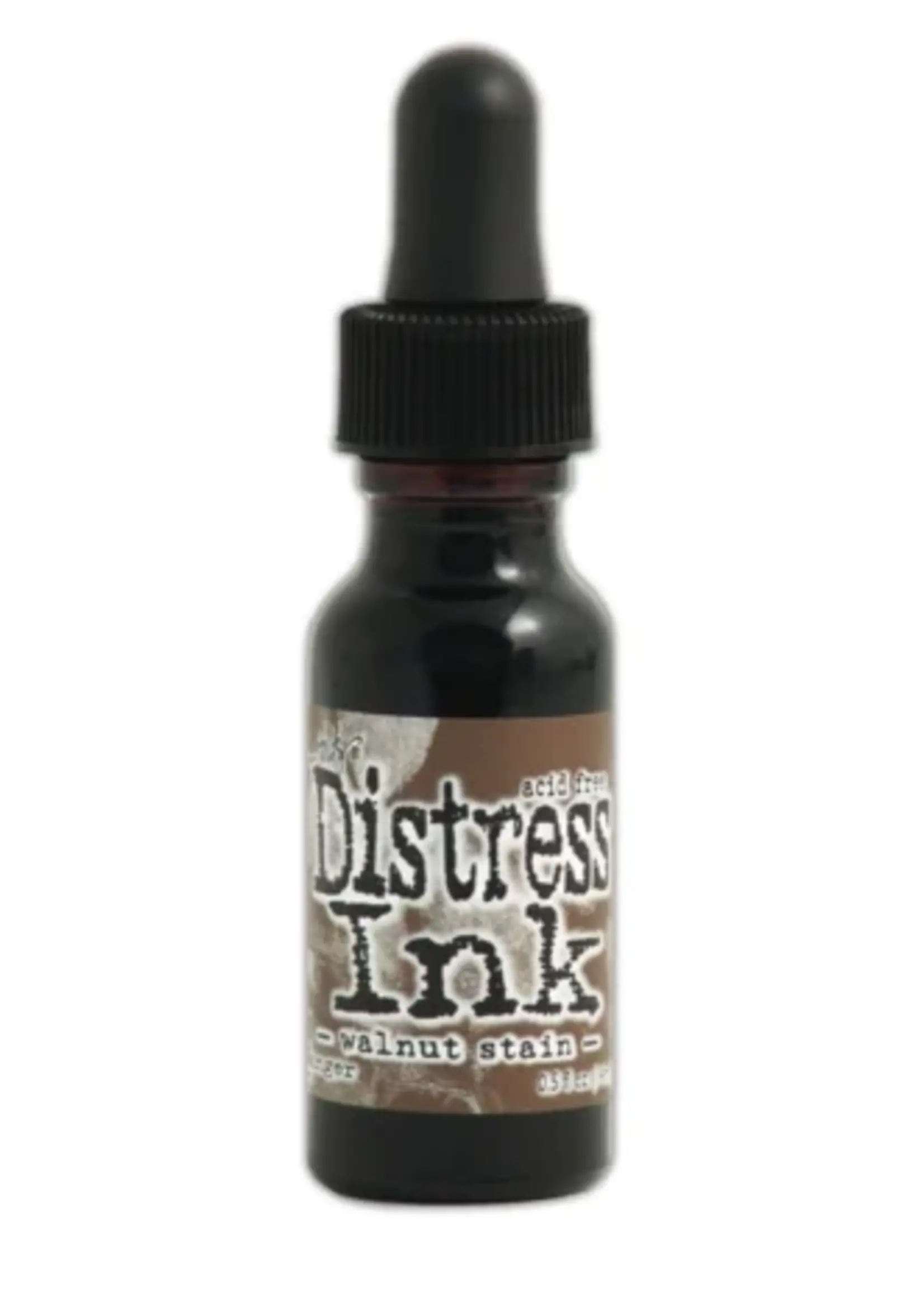 Tim Holtz Distress Ink Walnut Stain Re-Inker 0.5 fl oz (TIM19473)
