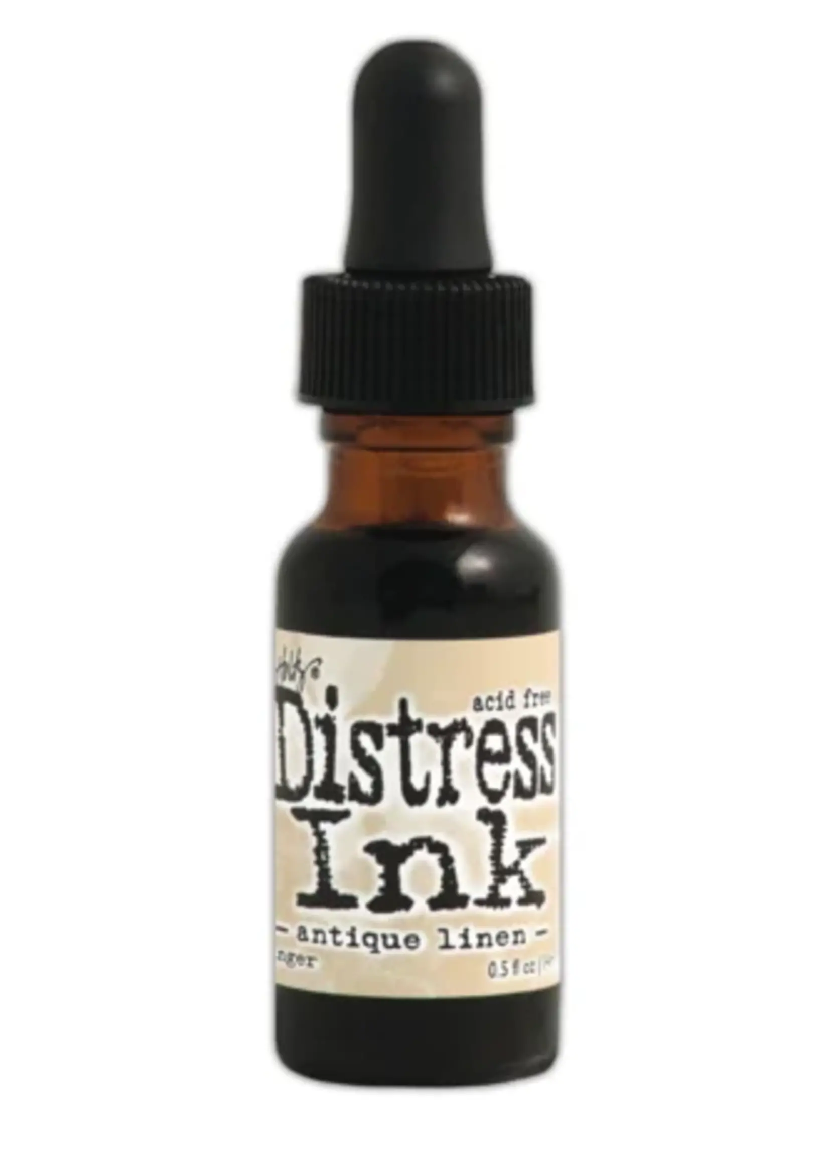 Tim Holtz Distress Ink Antique Linen Re-Inker 0.5 fl oz (TIM19435)