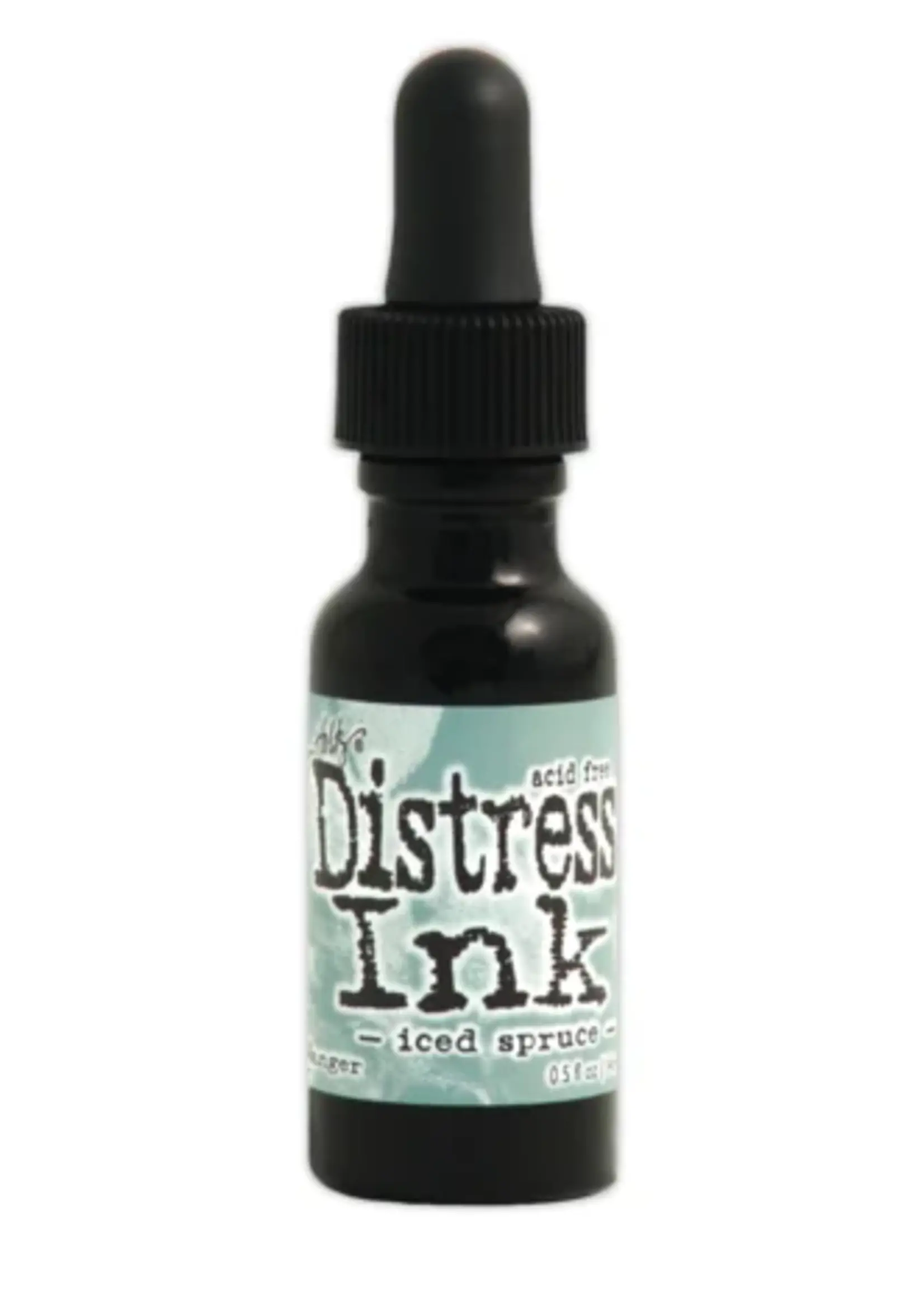 Tim Holtz Distress Ink Iced Spruce Re-Inker 0.5 fl oz (TXR35121)