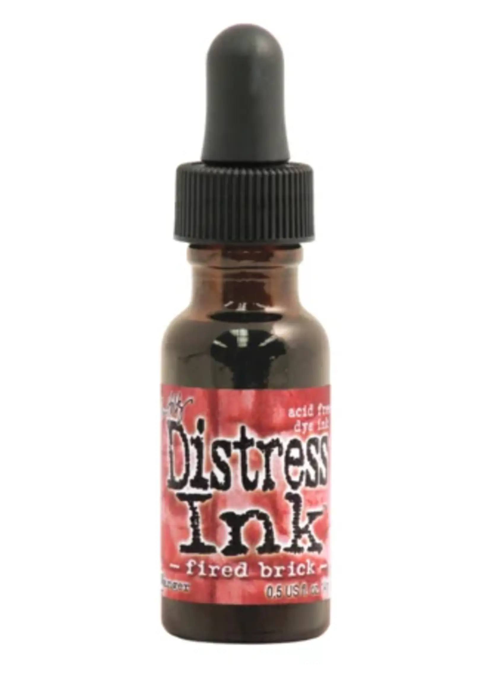 Tim Holtz Distress Ink Fired Brick Re-Inker 0.5 fl oz (TIM20264