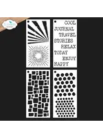 Dagboek Stencils 4 ART JOURNAL SPECIALSSKU: S053