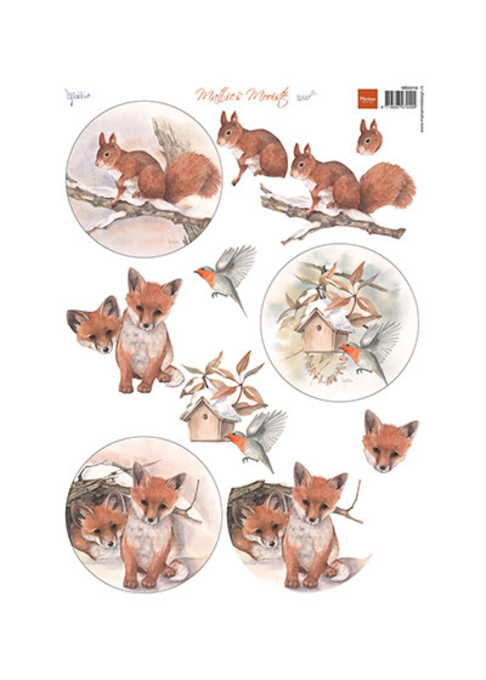 MB0218 - Mattie's Mooiste - 3D Squirrel