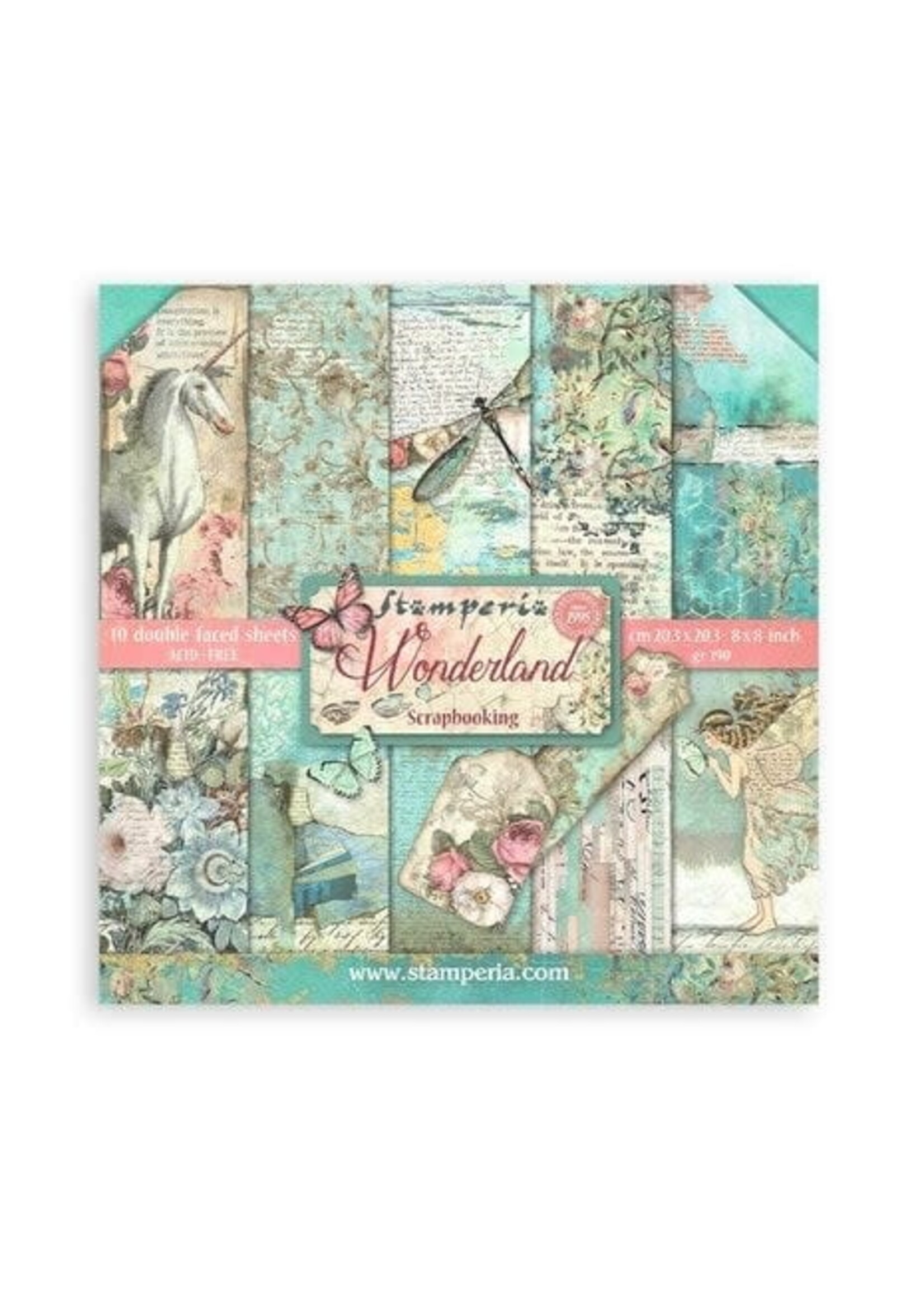 Wonderland 8x8 Inch Paper Pack (SBBS109)