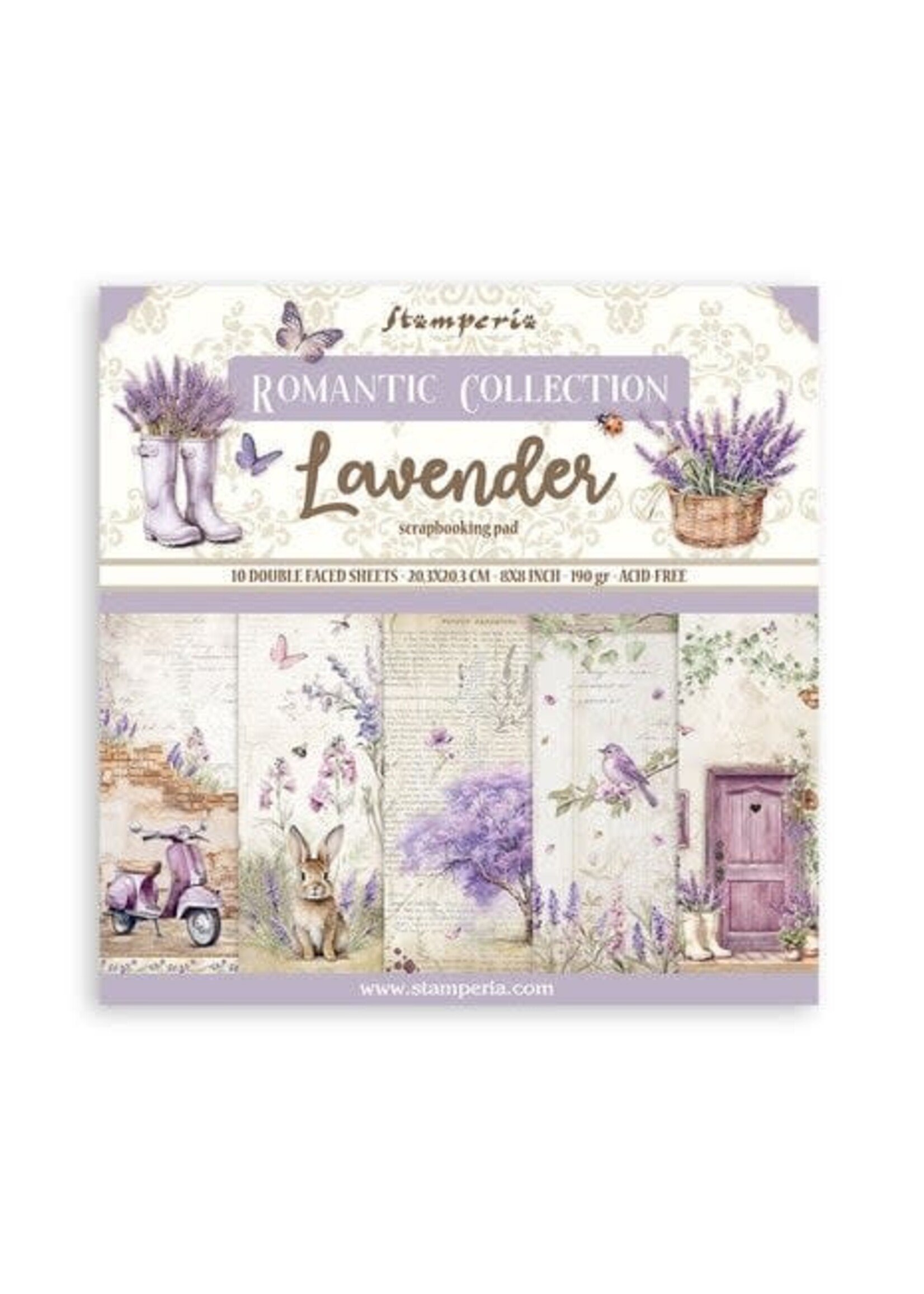 Lavender 8x8 Inch Paper Pack (SBBS108)