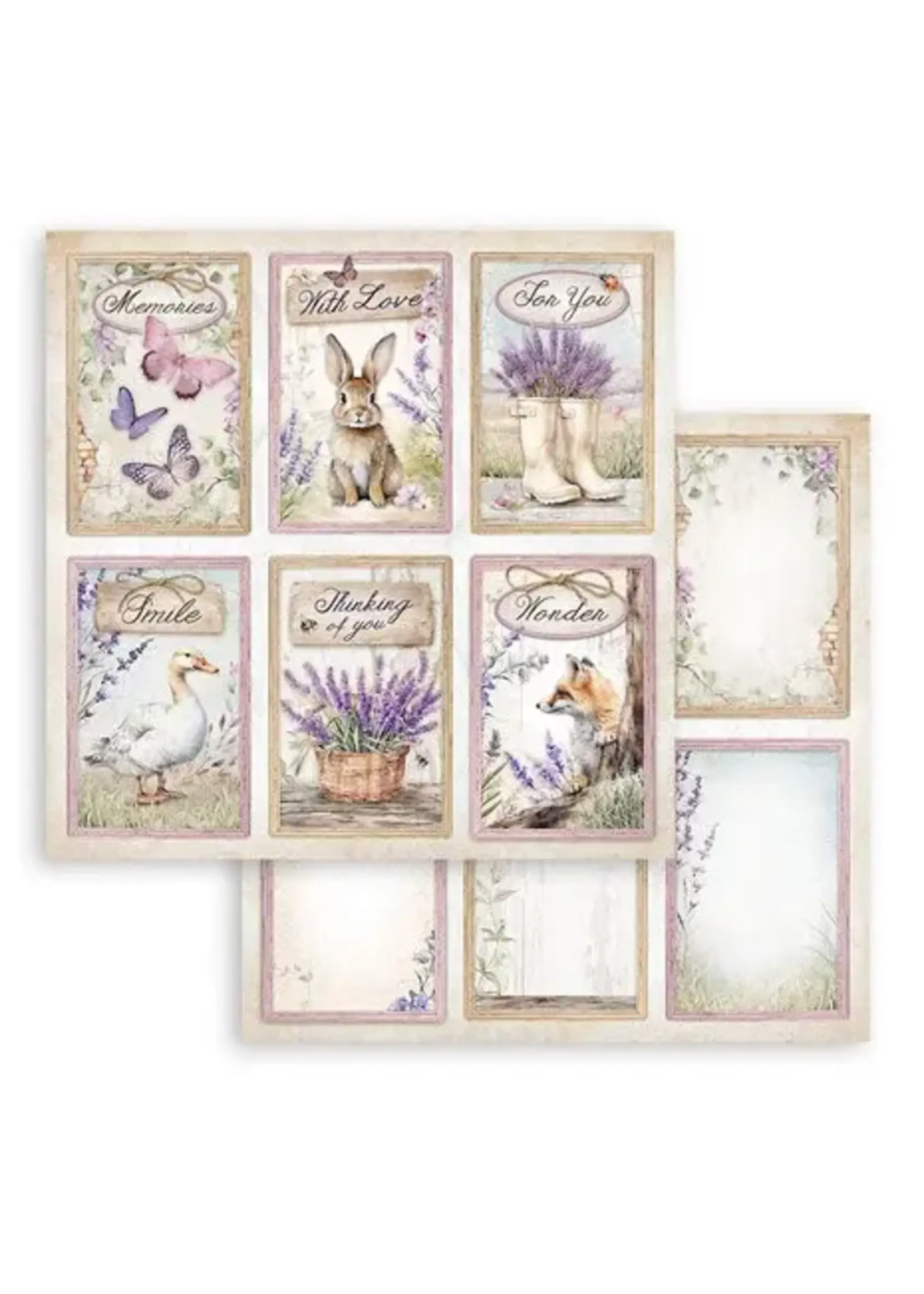 Lavender 12x12 Inch Paper Sheets 6 Cards (SBB1004)