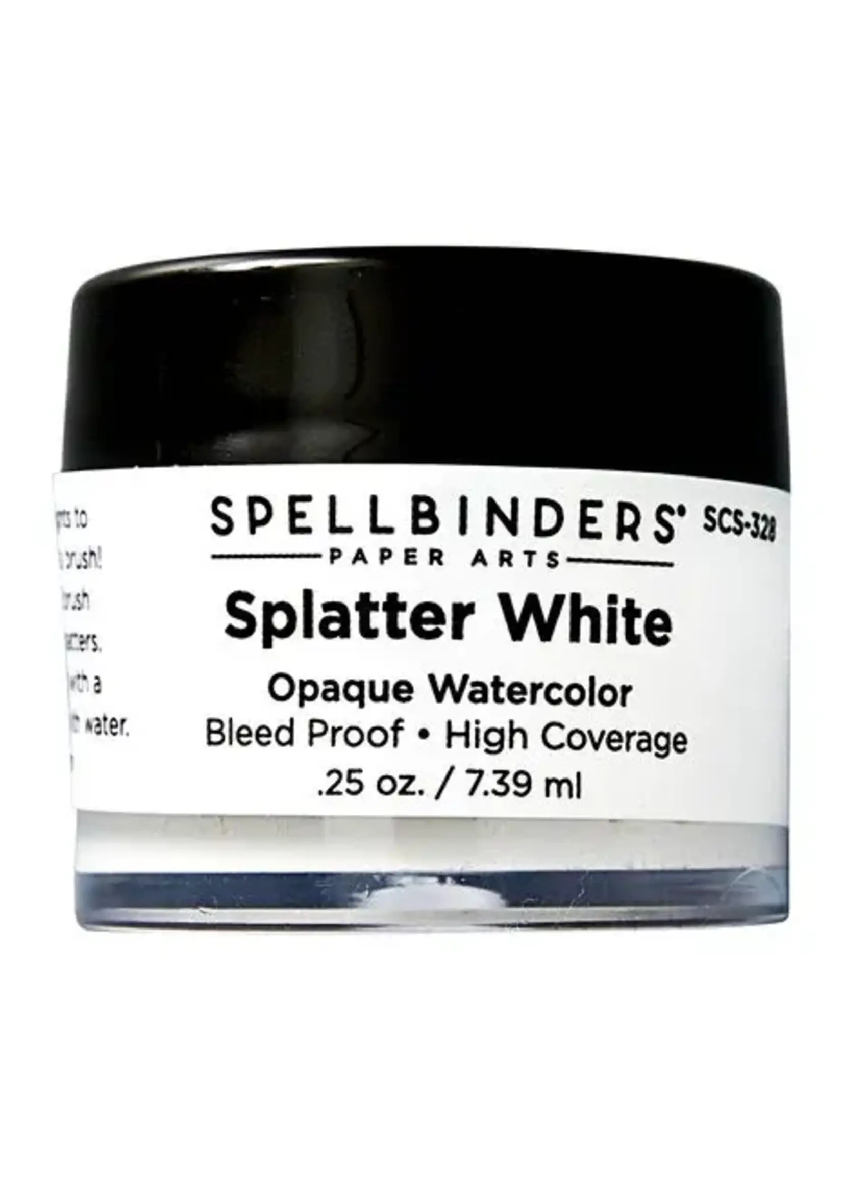 Splatter White Opaque Watercolor 0.25 oz (SCS-328)