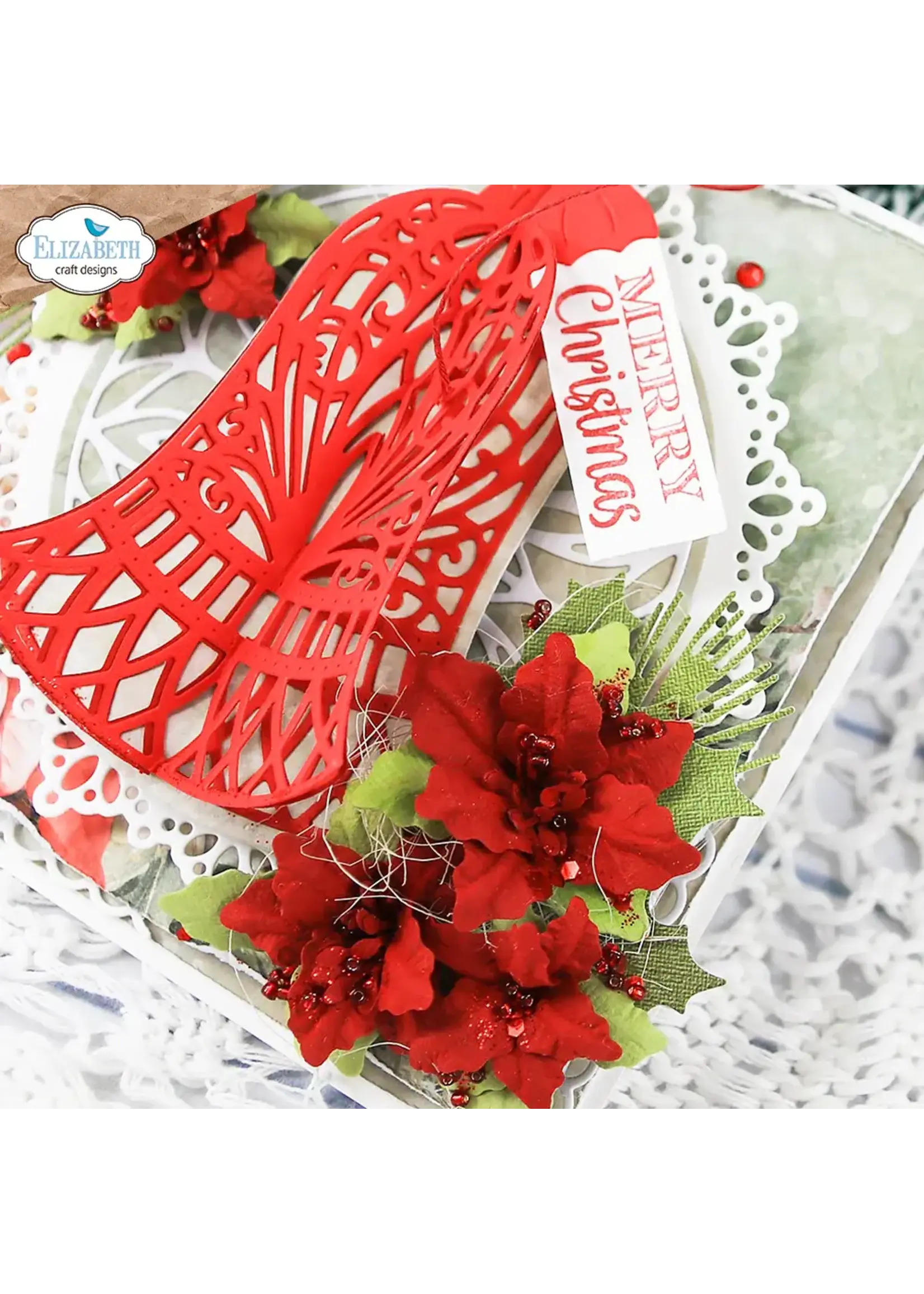 Vrolijk Ornament - Bel PAPIEREN BLOEMENSKU: 2156