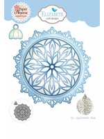 Vrolijk Ornament - Rond PAPIEREN BLOEMENSKU: 2155