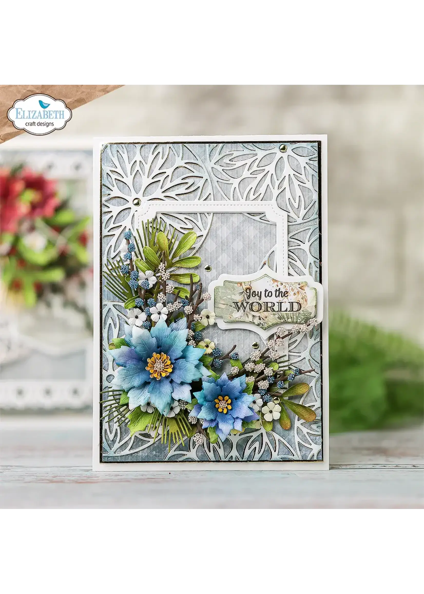 Vrolijk Ornament - Rond PAPIEREN BLOEMENSKU: 2155