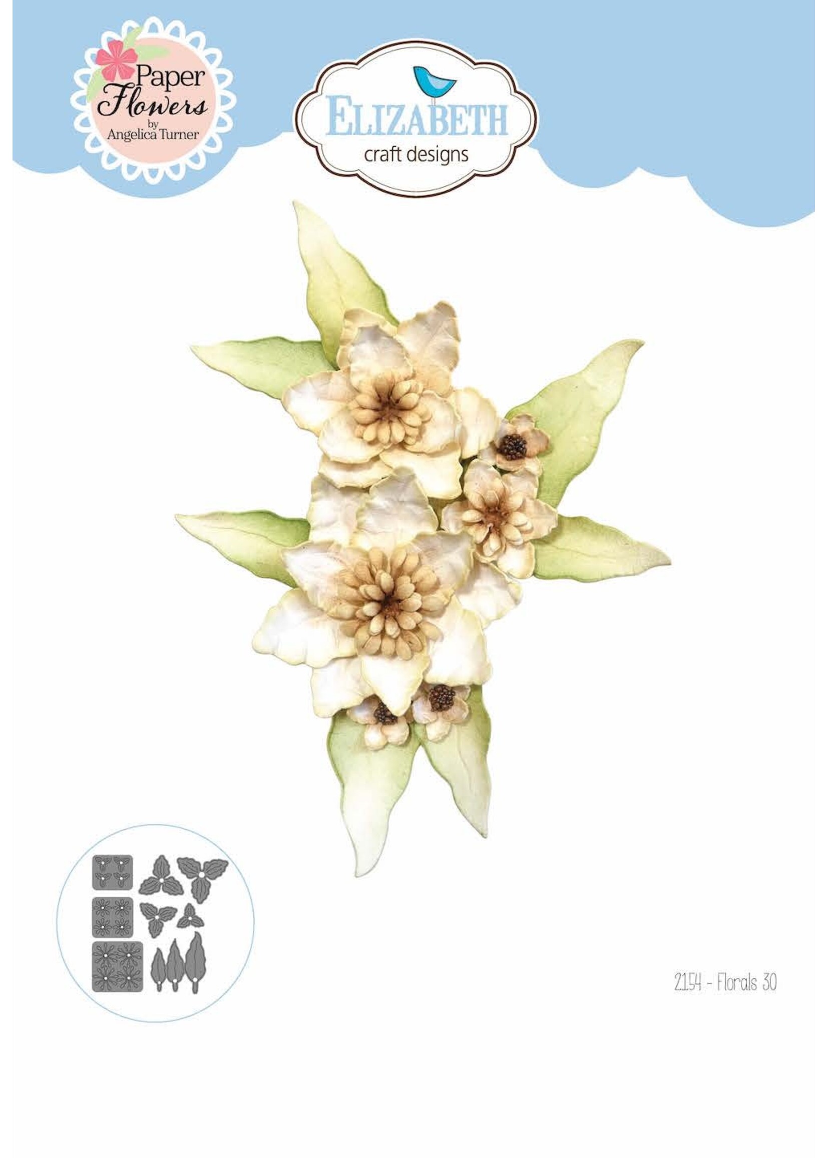 Bloemen 30 PAPIEREN BLOEMENSKU: 2154
