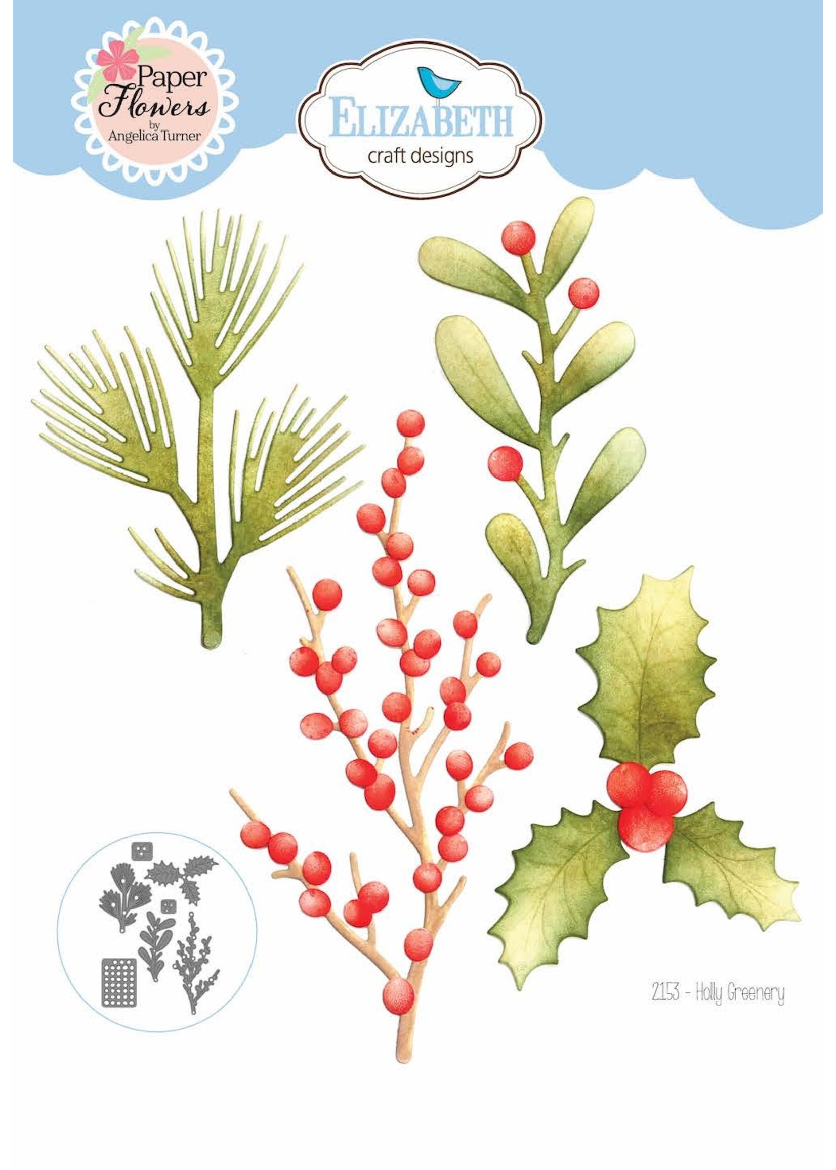 Hulst Groen PAPIEREN BLOEMENSKU: 2153