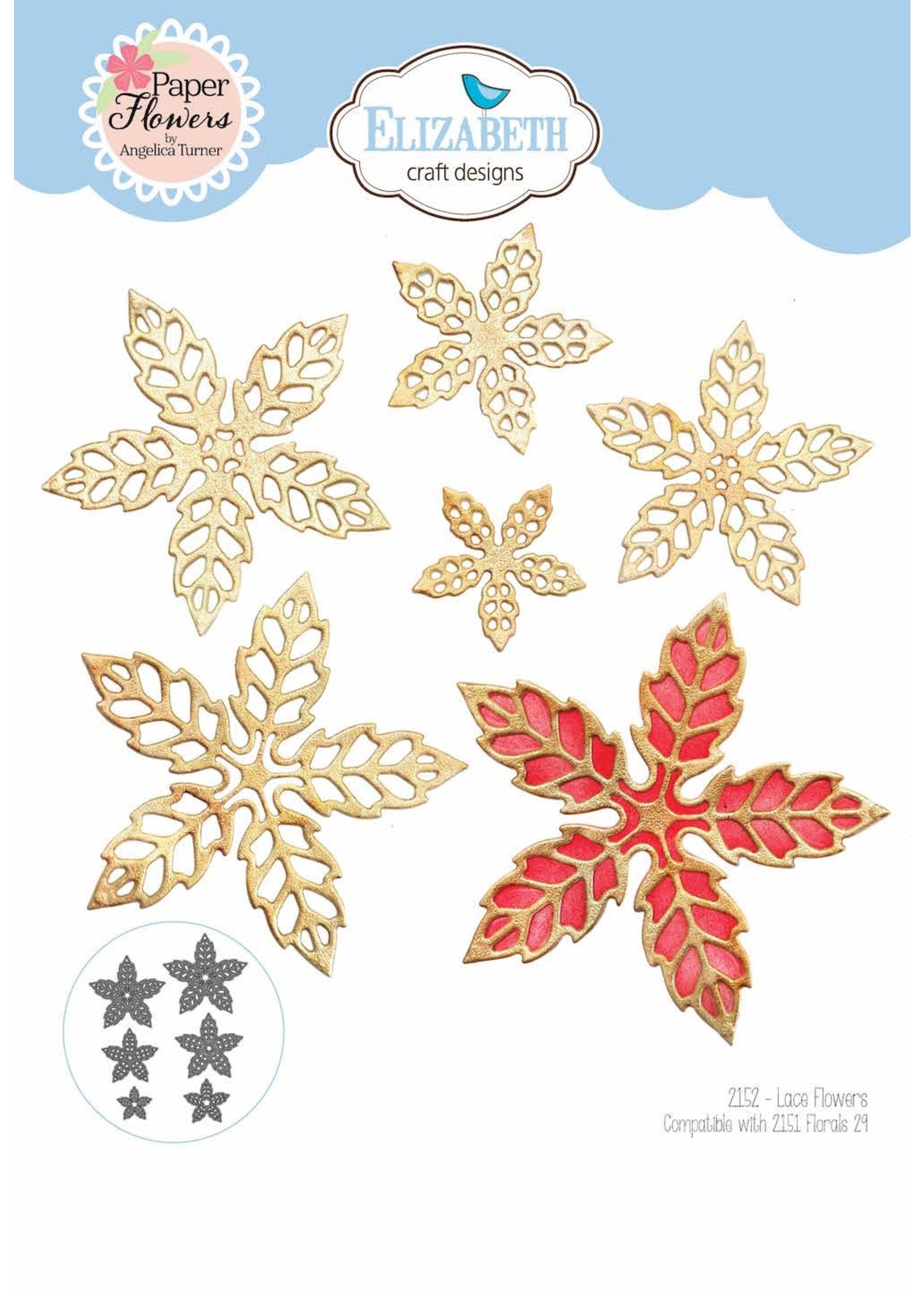 Lace Bloemen PAPIEREN BLOEMENSKU: 2152