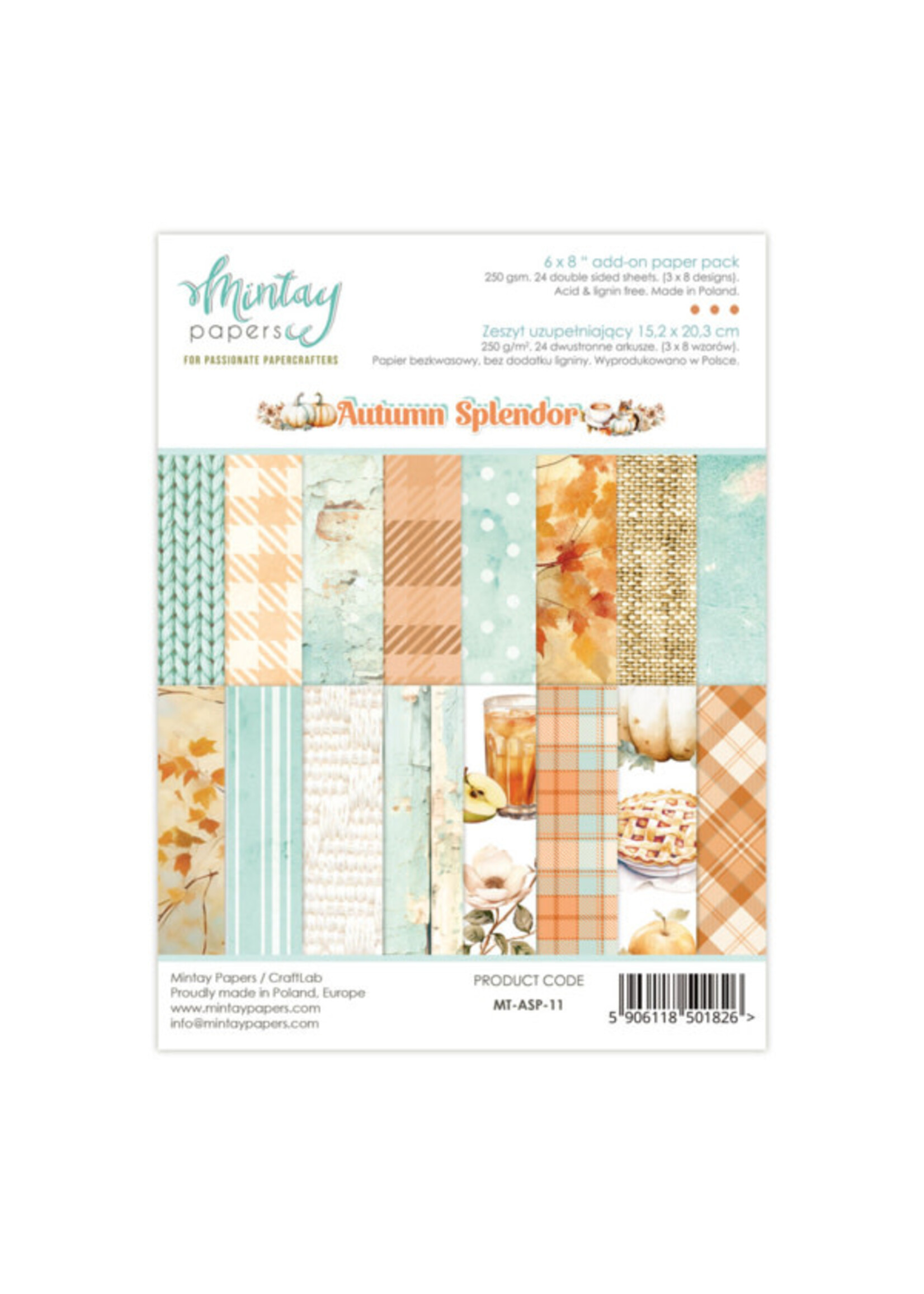 6 X 8 ADD-ON PAPER PAD - AUTUMN SPLENDOR