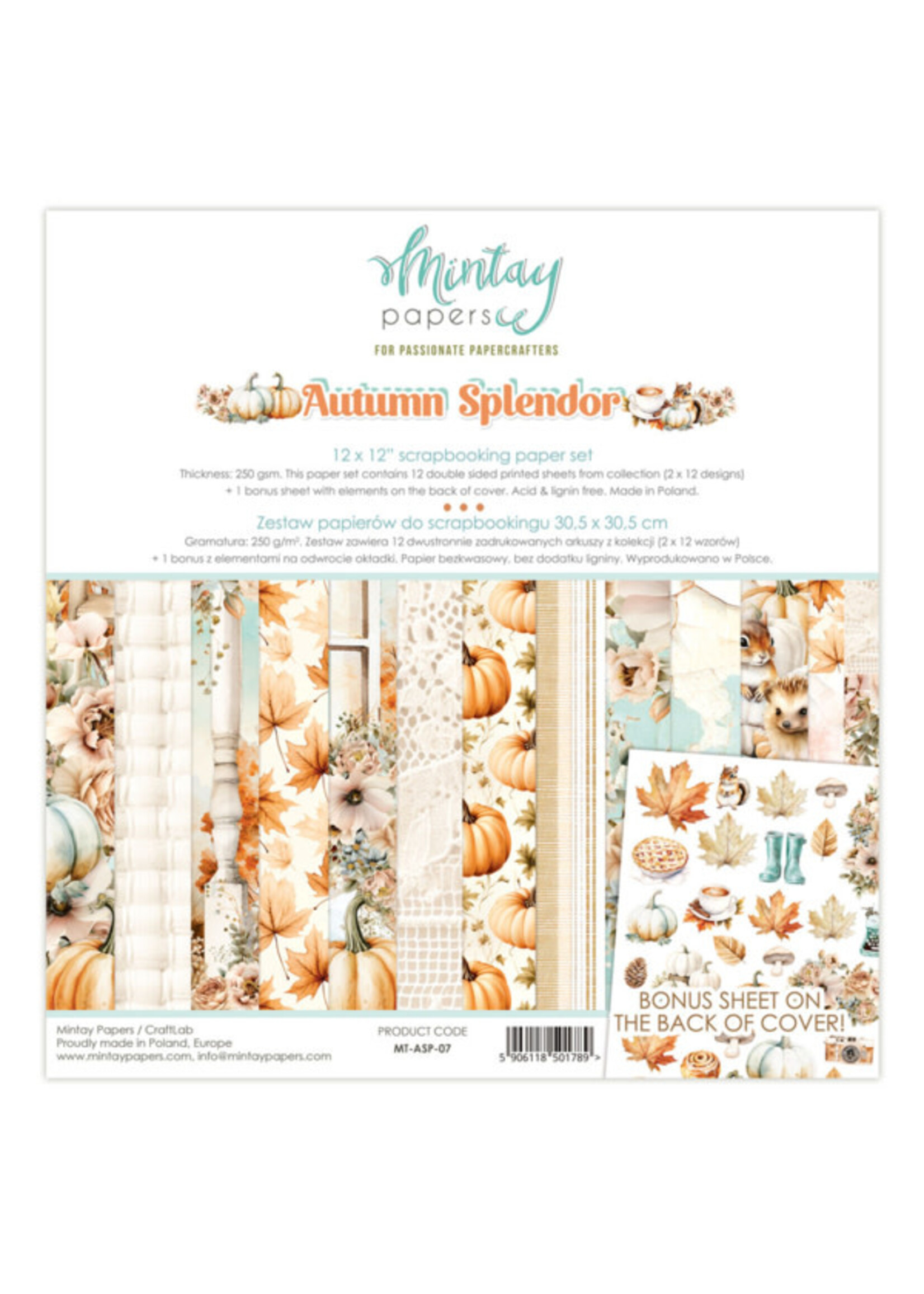 12 X 12 PAPIER SET - HERFST PRACHT