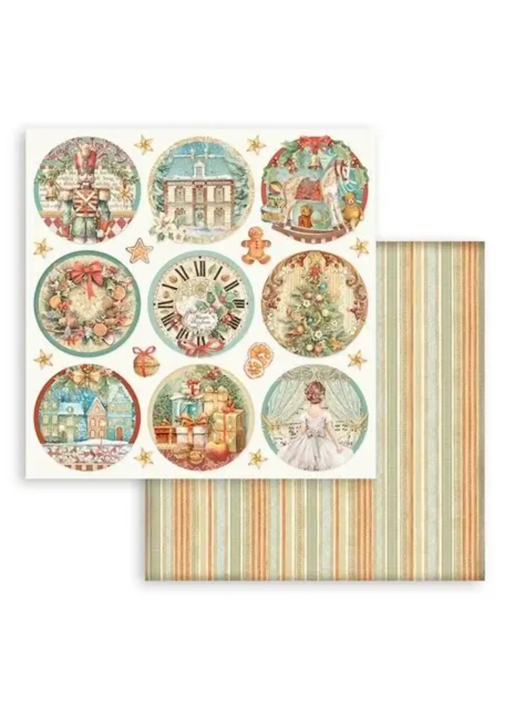 The Nutcracker 12x12 Inch Paper Sheets Rounds (10pcs) (SBB1016)