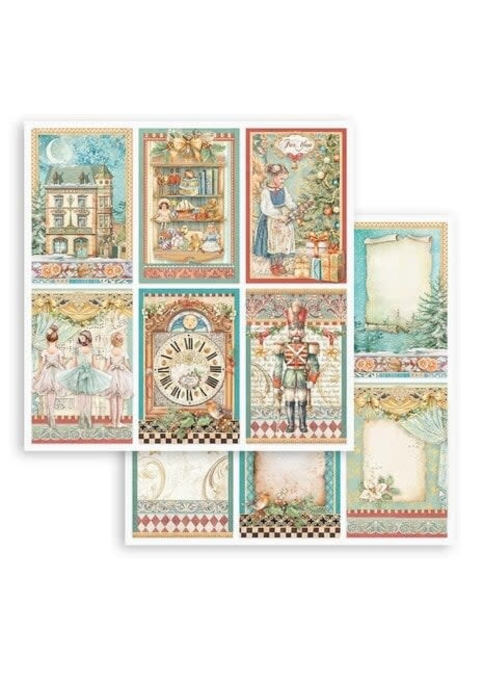 The Nutcracker 12x12 Inch Paper Sheets 6 Cards (10pcs) (SBB1015)