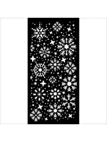 Gear up for Christmas Thick Stencil 12x25cm Snowflakes (KSTDL100)