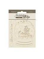 Gear up for Christmas Decorative Chips Snowglobes (SCB225)