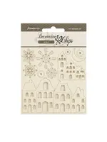 Gear up for Christmas Decorative Chips Cozy Houses (SCB226)