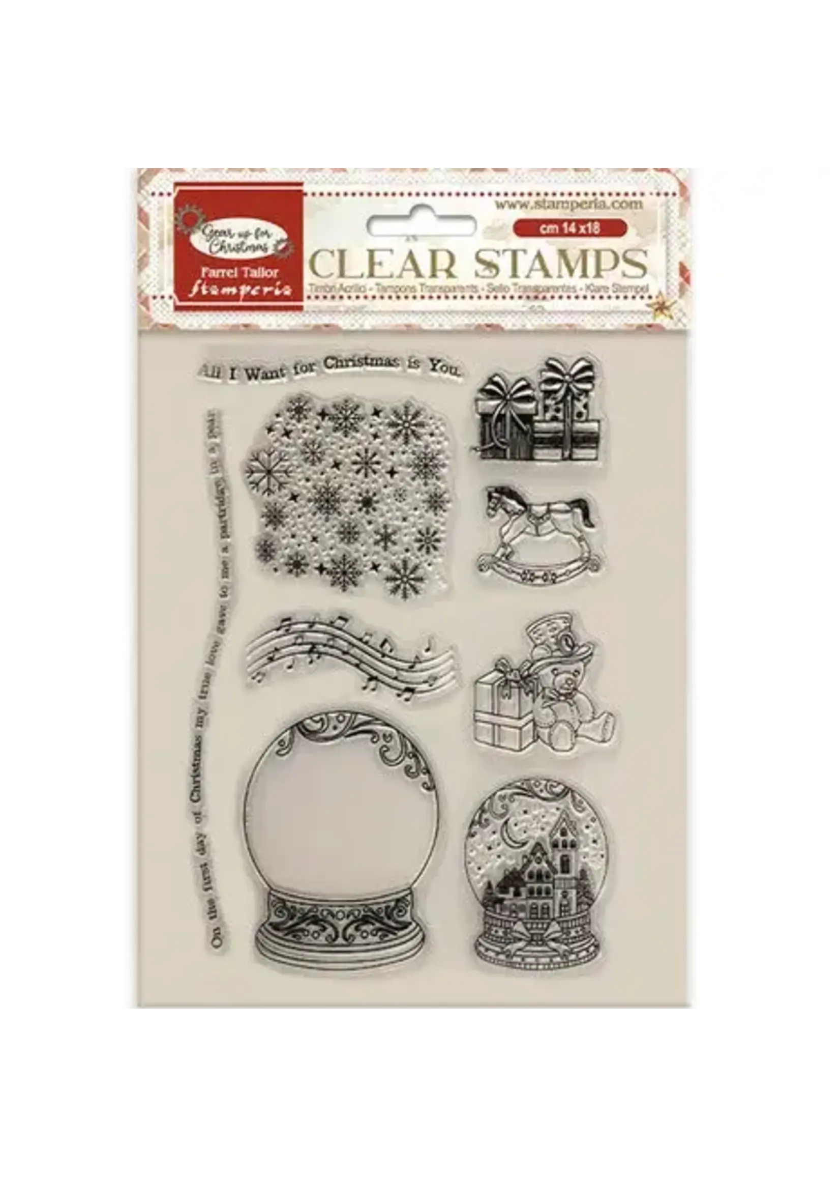 Gear up for Christmas Clear Stamps Snowglobes (WTK197)