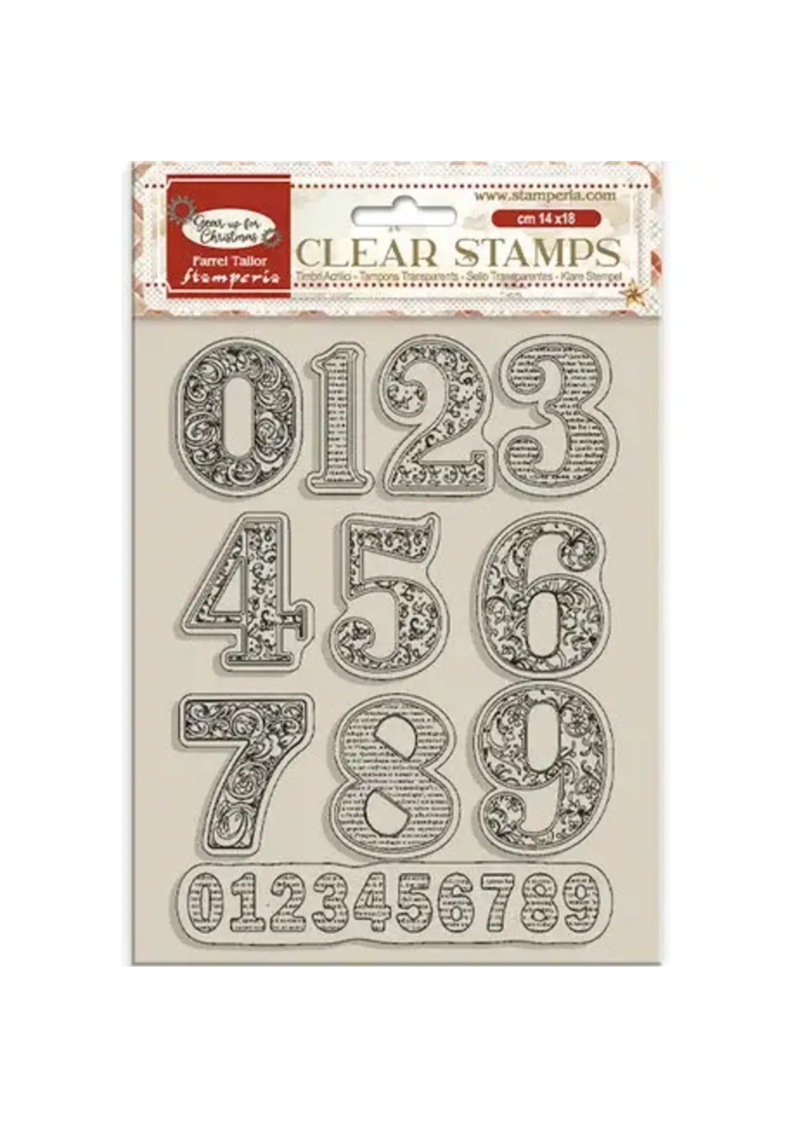 Gear up for Christmas Clear Stamps Numbers (WTK200)