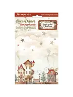 Gear up for Christmas A6 Rice Paper Backgrounds (8pcs) (DFSAK6026)