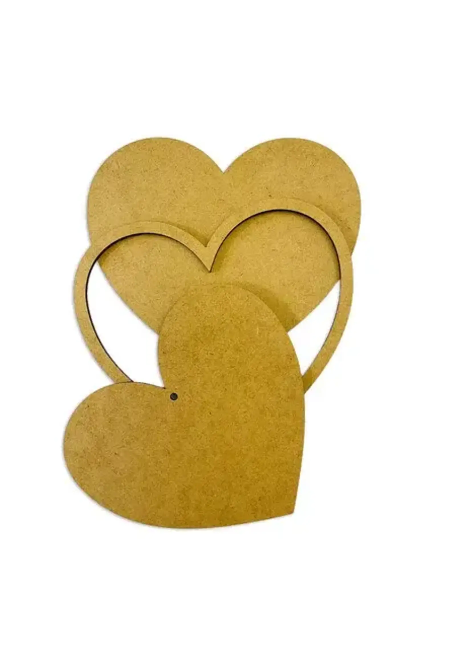 MDF Crafty Shapes Blanks Hearts (KLSM20)