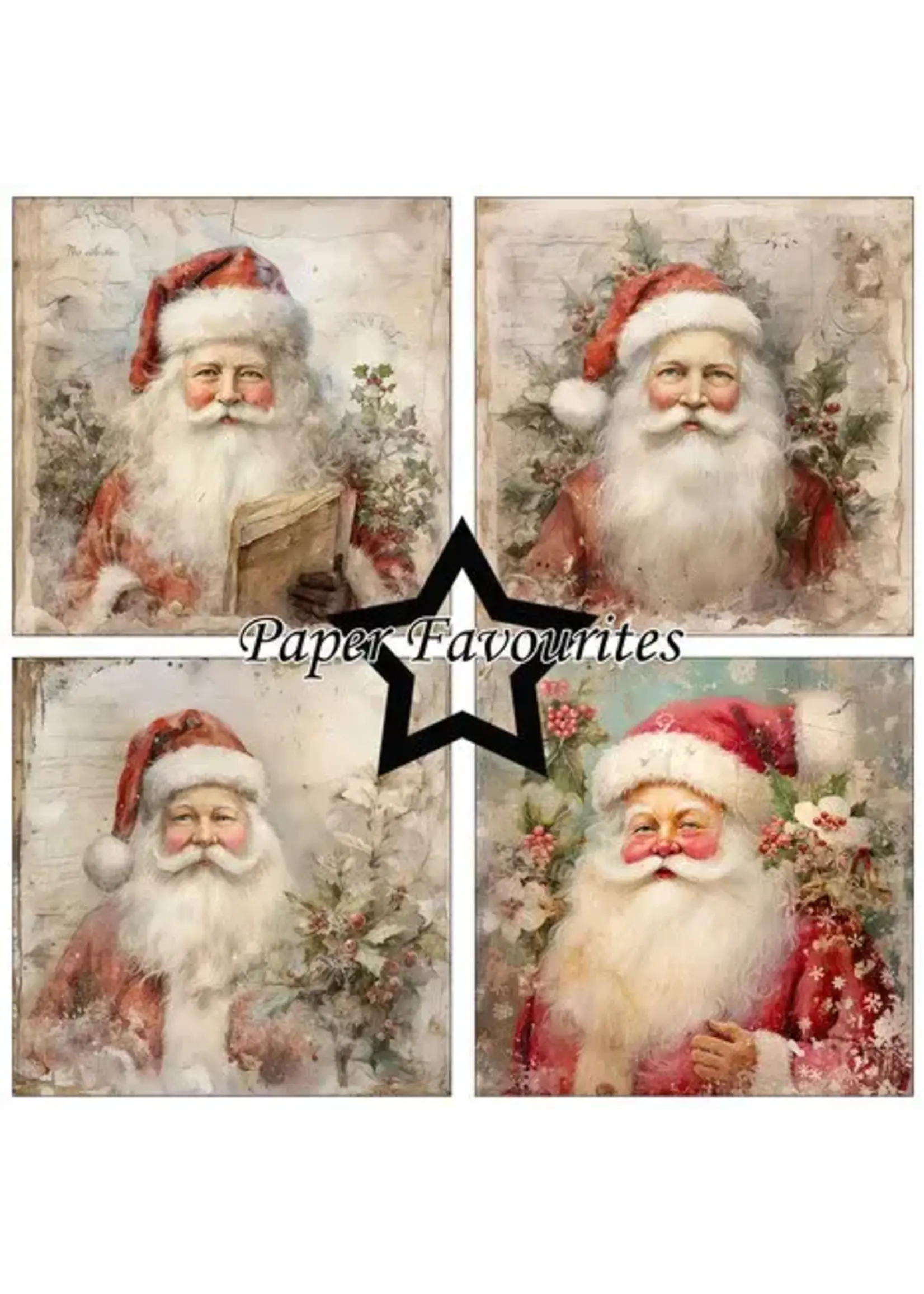 Santa Claus 6x6 Inch Paper Pack (PF501)