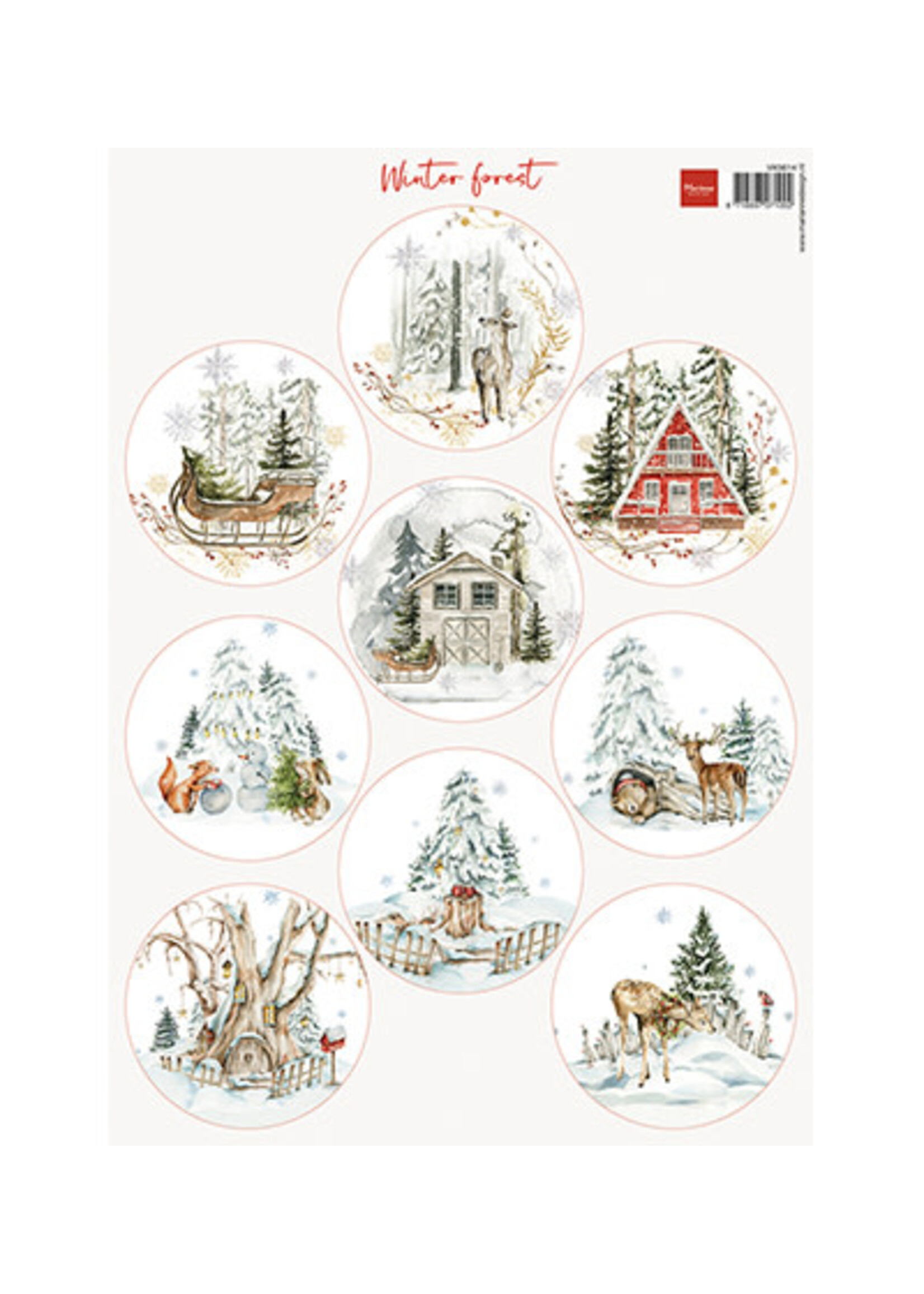 VK9614 - Winter Forest - 7 cm