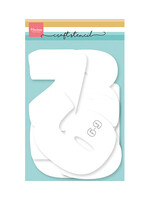 PS8167 - Numbers 12 cm